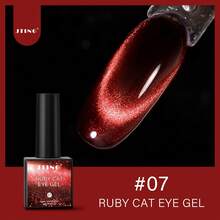 10ml JTING Valentine 10colors Ruby Cat Eye Gel Polish Red Color Magnetic Cat Eye Gel Collection Uv Gel Nail Polish Salon Nail Supplies For Home Manicure DIY And Nail Art Salon - Multicolor - View 18