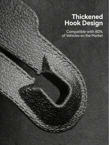 1pc Car Hook Convenient Car Hidden Car Storage Hook Creative Car Seat Hook With Easy To Install Hook - Durable ABS Material Organizer - A - View 9