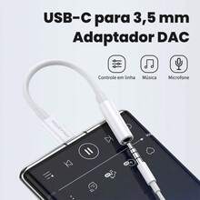 H'maston ZHQ-18/ZHQ-19 USB-C/Lightning Type-C To 3.5mm Headphone Adapter Cable - 黑色 - 查看 4