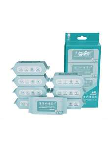 Ultra-Mini Portable Cleansing Care Wet Wipes, Student Back-To-School Compact Tissue Pack. Chamomile Care Cleansing Wet Wipes, Gently Removes 99.9% Of Bacteria. - Multicolor - View 10