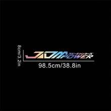 JDM Windshield Car Decor Sticker, Vinyl Waterproof Non-Fading Large Size Personalized Japanese Racing Decal - 1pcs - View 10