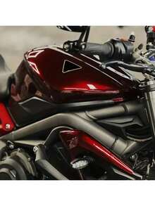 1 pieza Envoltura de vinilo de PET de color rojo sangre de dragón de metal líquido para automóvil y motocicleta, película duradera que cambia de color, envoltura de PVC metálica brillante de color rojo que cambia de color para automóvil y motocicleta, adhesivo con liberación de burbujas - Talla única - Ver 5