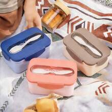 Fofa Marmita Térmica para Escola 800ml com Colher - Hermética, Portátil, Cores Aleatórias, Resistente, Presente Perfeito para Volta às Aulas - cor aleatória - Visão 10