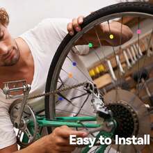 18pcs/36pcs/72pcs Bicycle Spoke Beads Decoration, Vivid Plastic Beads, Plastic Clip-On Decorative Accessories, Bicycle Parts - Multicolor - View 5