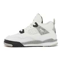 Nike Air Jordan 4 Retro White Cement IB4387-100 Toddler Fashion Sneaker New - 白色 - 查看 2