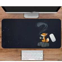 1pc Desk Mat, Fox Pattern Mousepad, Gamer Desk Mat, Gaming Setup, Large Cute Desk Mat, Aesthetic Desk Mat, Aesthetic Mousepad - Ideal Valentine's Day Gift - Mouse Pad - View 11