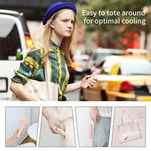 1个1200mAh手持小风扇高速小型气炮USB充电便携式小型桌面电风扇涡轮大风力可折叠移动电源USB促销公司活动实用奖品展览定制创意礼品 - 1pcs 1200mah - 查看 9