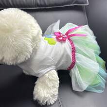 Spring Dog Lace Dress Pet Dog Clothes For Small Dog Party Birthday Wedding Dress Puppy Costume Pet Clothes - Multicolor - View 4