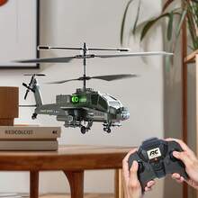 Cool Military Remote Control Helicopter, Easy To Operate, Durable Design, Unlock The Fun Of Flying, Suitable For Both Boys And Girls / Birthday Gift - Multicolor - View 8