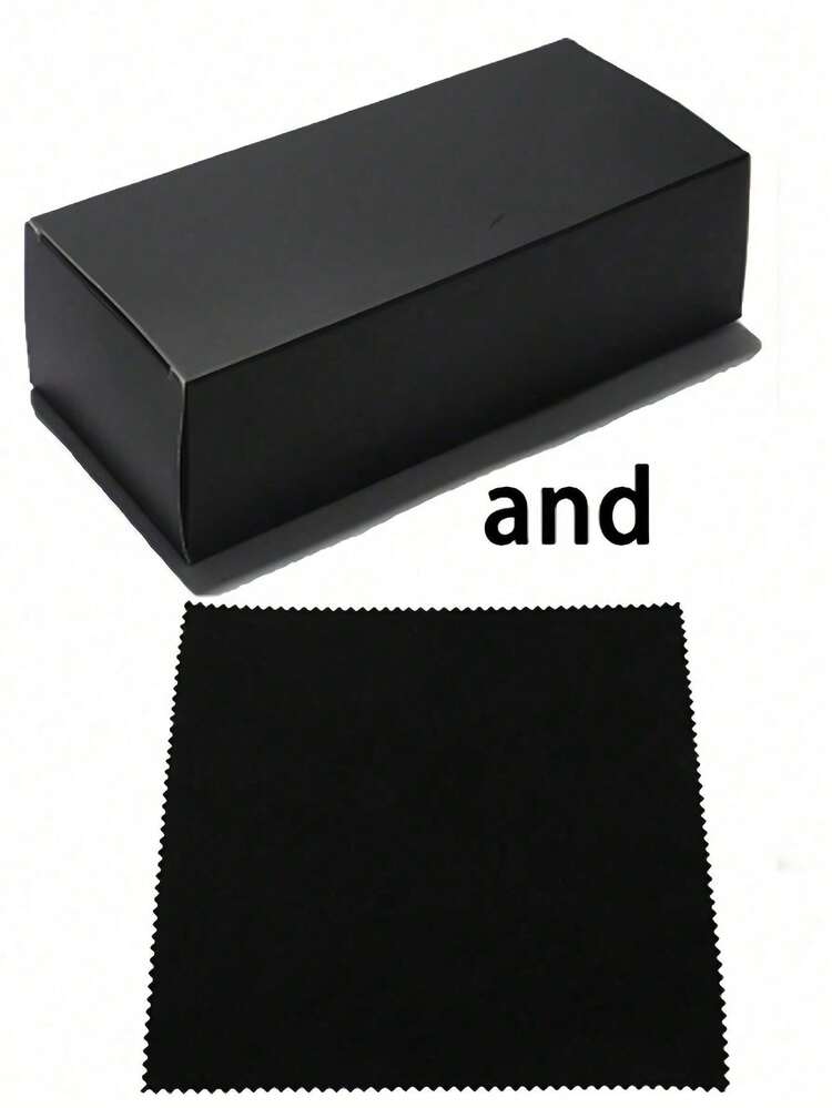 1副复古窄猫眼无度数眼镜框，时尚女士眼镜 - 透紅白錠 - 查看 5