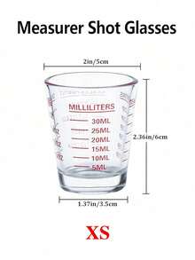 1 pieza Taza de medición de vidrio resistente al calor con marcas precisas y asa, de gran capacidad y apilable para un almacenamiento fácil, taza de medición de café, diseño con pico para un vertido fácil, recipiente transparente para medir en repostería, herramienta de cocina multifuncional para medir masa, leche, agua y harina - Multicolor - Ver 11