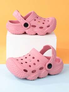 Sandal Selop Kasual Anak dengan Sol Bertekstur, Serbaguna untuk Pemakaian Sehari-hari, Pantai, dan Aktivitas Luar Ruangan - Coral Pink - View 5