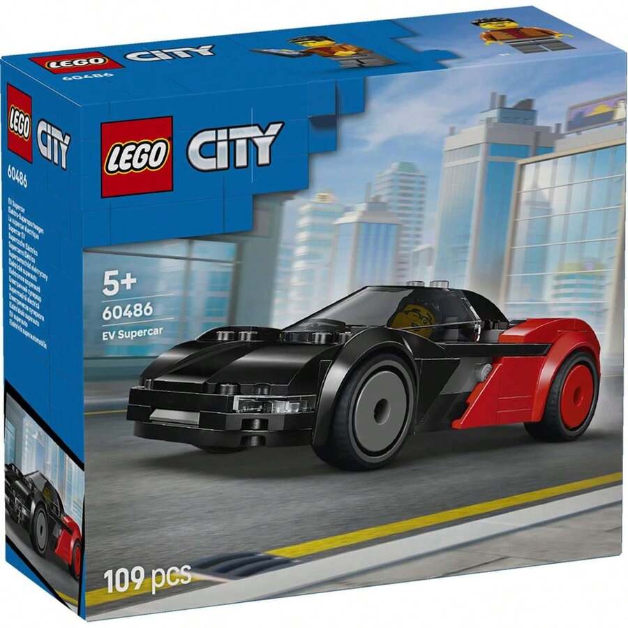 Bộ lắp ráp siêu xe điện LEGO City ✅ Giao hàng 24/48 giờ đến Tây Ban Nha (Bán đảo) - LEGO City - Mã sản phẩm: 60486 - Nhiều màu - Xem 1