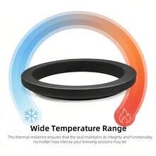 Coffee Machine Replacement Gasket Compatible With Nuova SIMONELLI APPIAⅠ/Ⅱ/Life Steam Ring Seal For Espresso Machines Soft Silicone Easy To Install Coffee Machine Parts - Black - View 8