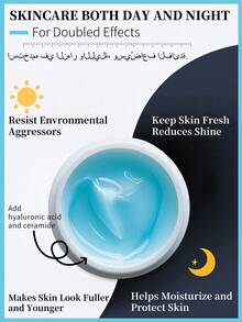 HEMEIEL 玻尿酸保湿紧致面霜，24小时深层补水，修护肌肤屏障，适合所有肤质 | 淡化暗沉/干燥/粗糙，清爽不油腻，日常保湿，蕴含必需角蛋白酶——滋养、修护并保护您的肌肤 - Hyaluronic Acid - 查看 3