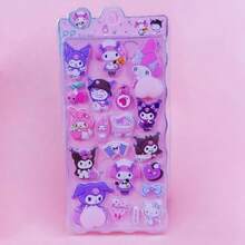 1 szt. 4 opcje Kawaii Animal 3D Puffy Stickers Naklejki o wysokiej przyczepności do etui na telefon Dziennik Scrapbooking - Naklejki 3D 19 - Zobacz 10