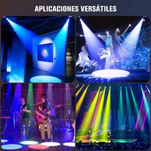 Mini focos de escenario RGB COB de 120 W, enfoque manual, control de zoom, luces de discoteca activadas por sonido DMX512 para DJ, espectáculos, escenarios, eventos, bodas, conciertos y bailes. - Tipo de Enchufe A USA (110-127V) - Ver 8
