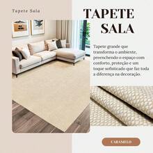 Synthetic Sisal Rug With Cotton, Large, 3.00 X 2.00m, Geometric, Modern, Minimalist, Natural, Pileless, Handmade, Lightweight, Practical, Non-Slip, Washable - Honeycomb - View 4