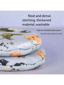 Baking Oven, Microwave Oven, Grill, And Barbecue Heat-Resistant, Insulation, And Heat-Protection Gloves. - Multicolor - View 5