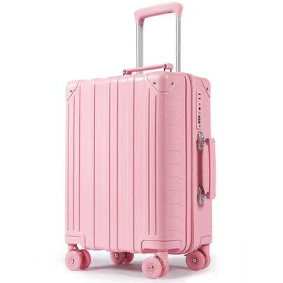 20 Inch Carry On Suitcase, Lightweight PC Hard Shell Travel Luggage Cabin Suitcase With Wheels & TSA Lock Overhead