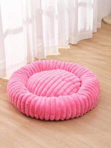 HUITAIYANG 四季矫形狗床，舒适甜甜圈形圆形宠物床，超柔软可水洗，适用于猫狗 - 卡其色 - 查看 7