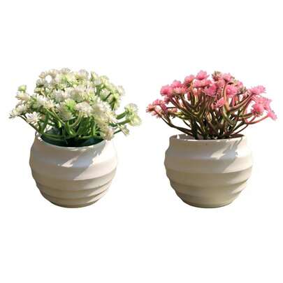 2 kolory, realistyczne sztuczne kwiaty w doniczkach, idealne do dekoracji biurka w domu i biurze, sztuczne rośliny doniczkowe, małe sztuczne kwiaty w doniczce, dekoracja do wnętrz i na zewnątrz, Walentynki, Święto Dziękczynienia, Dzień Matki, rocznica, wysoka jakość, tworzenie atmosfery