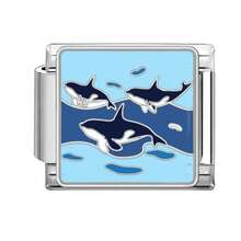 1 pieza Kit de pulsera modular de cuentas DIY, decorado con elementos florales, oceánicos, de ojo, luna y corazón, adecuado como fiesta/regalo para amigos/parejas en Navidad, Año Nuevo, Halloween, Día de San Valentín, diseño encantador, joyería de acero inoxidable - M288460 - Ver 25