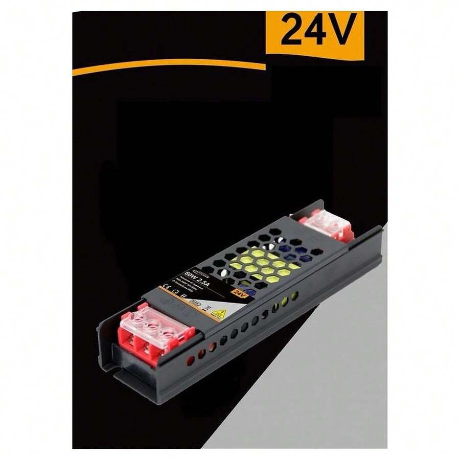 OISE ART STORE Alimentatore Slim Stabilizzato 24v 60 W Switch Trasformatore 2.5 Mha Fhyla60w24v - - Multicolore - Visualizzare 1