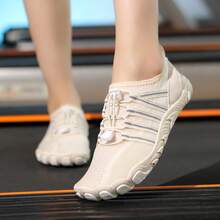 Outdoor Schwimmschuhe, Watschuhe für Damen und Herren, Tauchschuhe, Strand Schnorchelschuhe, Outdoor Angeln Fünf-Finger-Schuhe, Indoor Yoga Springseil Fitness Schuhe - Aprikosenfarben - Übersicht 5