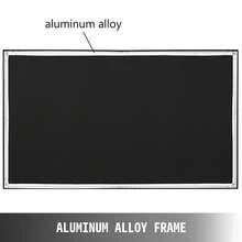 110Inch Diagonal Projector Screen 16:9 4K HD Projector Screen Movie Screen Fixed Frame 3D Projector Screen For Home Threater Outdoor Use(110inch) - 110 Inches (16:9) - View 5