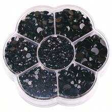 5000颗/盒,2毫米、3毫米、4毫米、5毫米、6毫米,5种尺寸,果冻糖果色,透明AB水晶珠,花形盒,圆形平底水钻,多色水晶宝石,非热熔DMC珠宝珠,玻璃石,3D钻石图案设计配件,闪亮美甲贴纸,适用于衣服、包包、鞋子、杯子、手机壳、手工艺品、DIY装饰。 - AB Colors - 查看 61