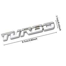 1pc Turbo Car Sticker, Suitable For Tailgate, Trunk, Hood Or Side Panel, Auto Decal - Turbo - View 9