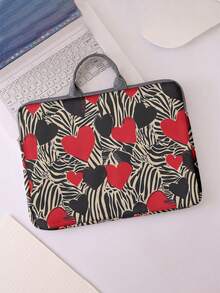 Valentine's Day Funny Pattern Printed Laptop Sleeve, Laptop Fabric Cover Accessories, Soft Laptop Sleeve, Soft Laptop Cover, Laptop Cover, Tablet Cover, Pouch, Laptop Zipper, Computer Cover, School & Business Office - Multicolor - View 8
