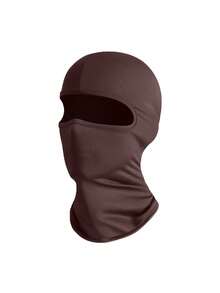 2pcs/Set Unisex Solid Color Balaclava Face Mask, Suitable For Daily Use, Outdoor Travel, Hiking, Skiing, Cycling - Multicolor - View 12