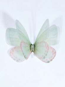 20/50片装 5厘米 3D立体蝴蝶贴纸，梦幻花束装饰贴片，适用于服装、DIY发带、美甲装饰 - 彩色 - 查看 23