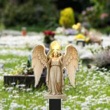 Eternal Commemorative Personalized Acrylic Cemetery Plaque - Salute To Beloved, Long Term Outdoor Preservation, Multiple Styles Of Cemetery Commemorative Stakes To Choose From, Classic Acrylic Outdoor Commemorative Plaque With Strong Durability - A - View 12