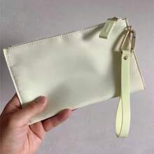 Burberry Light Green Nylon Wristlet Pouch - 1-Piece Zippered Cosmetic Bag With Logo Print & Detachable Wrist Strap, Luxury Designer Daily & Travel Organizer - Green - View 5