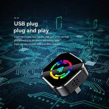 Transmisor inalámbrico de CarPlay para caja de conexión de vehículo inteligente - Actualización sin necesidad de reacondicionamiento, de cableado a inalámbrico en un abrir y cerrar de ojos, proyección de pantalla suave, GPS de conducción conveniente - Multicolor - Ver 13