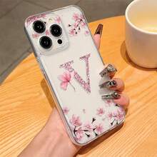 1 chiếc ốp lưng điện thoại TPU trong suốt chống sốc toàn thân hình chữ V in hoa, cá nhân hóa, tương thích với iPhone 17 16 15 14 13 12 11 Pro Max, A55/54/53/52/51, S25/24/23/22/21 Ultra, phiên bản quốc tế, không phải phiên bản nội địa. - Trong sáng - Xem 3