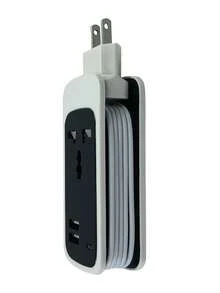 Power Strip, Outlet Extender, Power Strip 3 In 1 Socket, Portable Socket, 2 USB And 1 Socket, 110V, 750W, For Office, Bedside, Travel - 查看 6