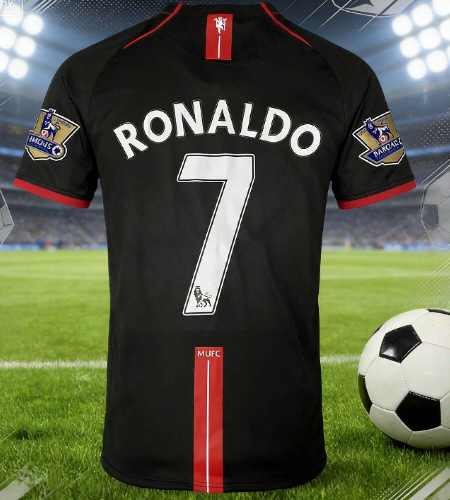 2007/08 Retro Away Jersey#7 9DOV - mặc định - Xem 1