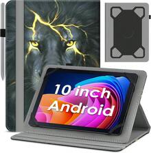 Funda Universal para Tablet de 10 Pulgadas, Funda Protectora para Tablet Android de 10.1 Pulgadas, Funda Protectora para Tablet de 9.6 a 10.5 Pulgadas (Rosa Rojo) - Enchufe tipo A de EE. UU. (110-127 V) - Ver 8