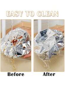 20/10/5 Peças Tampa Reutilizável de Alumínio, Aquecedor de Mesa de Alimentos, Sacos de Armazenamento de Alimentos, Sacos de Preservação de Alimentos, Armazenamento de Cozinha, Embalagem Plástica Doméstica, Contato, Armazenamento de Sobras, Tampa de Retenção de Frescor e Calor de Cozinha, Adequado para Tigelas, Pratos e Pratos, Mantém os Alimentos Quentes, Frescos e à Prova de Poeira, Equipamento de Preservação de Alimentos - Multicolorido - Visão 8