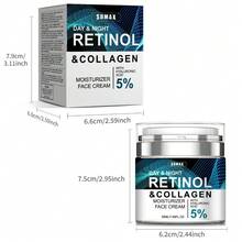 Face Moisturizer For Aging Skin: Wrinkle Cream For Older Women And Men 50 And 60 Plus With Retinol, Collagen And Hyaluronic Acid – Facial Moisturizer For Mature Skin, 1.7 Fl. Oz (Medium, Unscented) - default - View 7