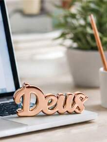 Decorative Porcelain Ornament With Word Design For Interior Decoration - God - View 10