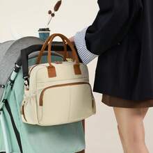 Large Capacity Outdoor Mommy Organizer Bag, Independent Packaging, Multi-Layer, Backpack/Shoulder/Crossbody, Diaper Bag - Multicolor - View 6