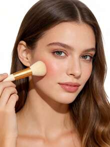 17pcs Makeup Brush Set For Beginners, Soft Hair Eye Shadow Brush, Powder Brush, Blush Brush With Makeup Sponge, Complete Makeup Tools - Yellow - View 8