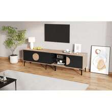 Television Stands & Entertainment Centers - Black - View 3