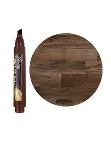 1pc Furniture Wood Filler Marker Pen, Wood Scratch Repair Marker Pen, Suitable For Wooden Cabinet, Floor Repair And Filling Stick, Scratch Repair Kit, Repair Paint Pen, Composite Material Repair, Men's Tool - Multicolor - View 9
