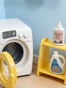 8pcs Mini Laundry Room Decor Set, Including Small Washing Machine, Laundry Cart, Detergent, Iron, Etc., Suitable As Desktop Decorations For Boys, Girls, Birthday, Christmas, Thanksgiving, Halloween And Other Holidays - Multicolor - View 9